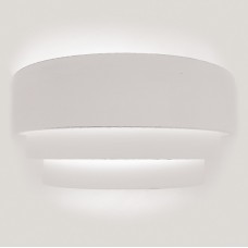 Γύψινη Απλίκα Τοίχου 1xE14 230V Λευκή 43388